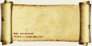 Tijana Tasković vizit kartica